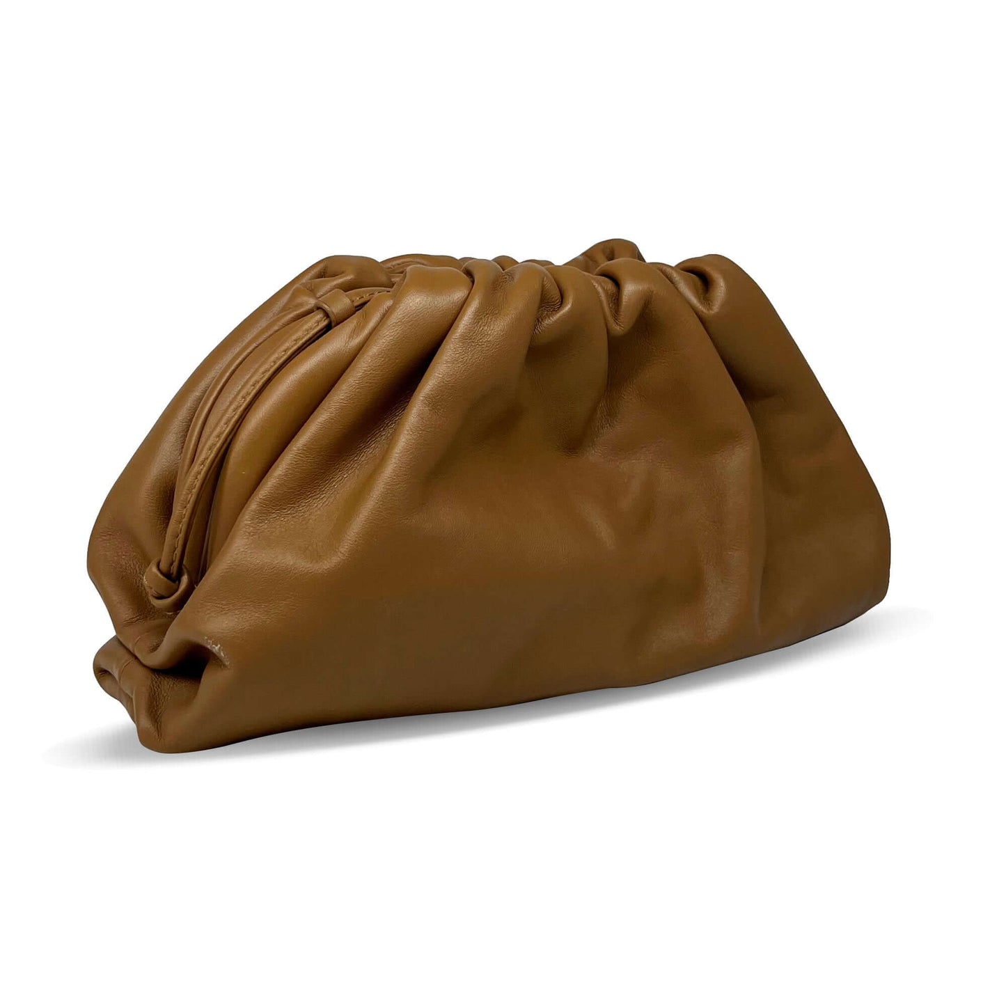 Bottega Veneta Mini leather pouch Bag camel