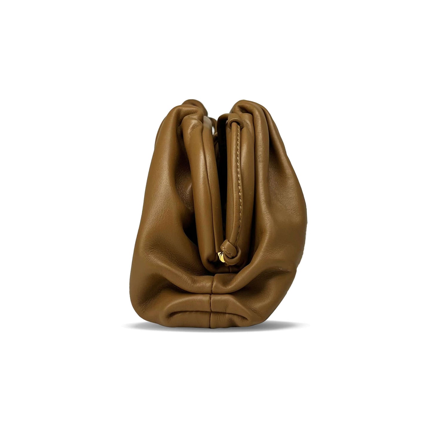 Bottega Veneta Mini leather pouch Bag camel