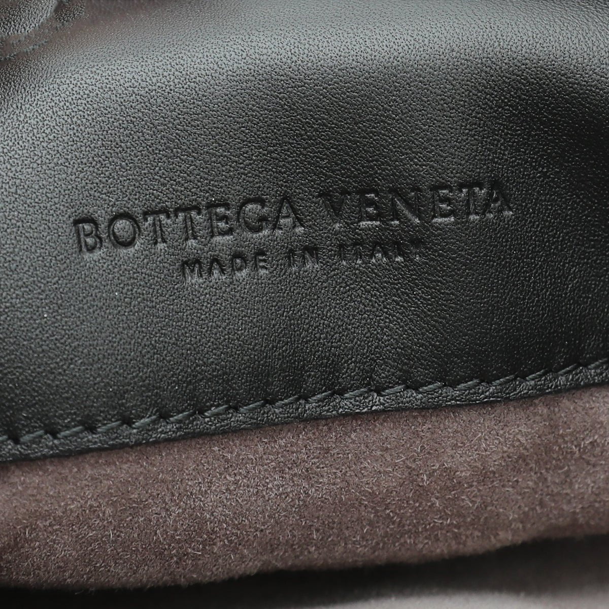 Bottega Veneta Black Intrecciato Nappa Messenger Bag