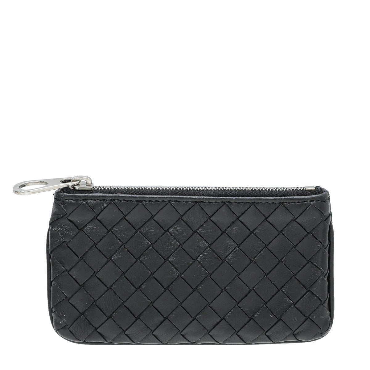 Bottega Veneta Black Intrecciato Pouch