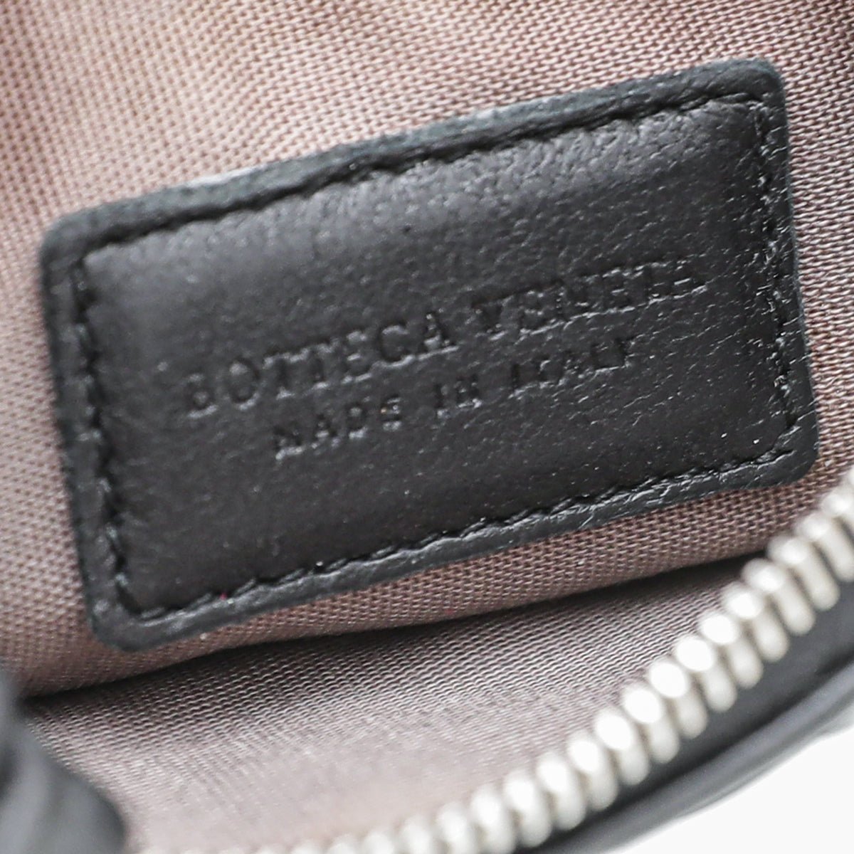 Bottega Veneta Black Intrecciato Pouch