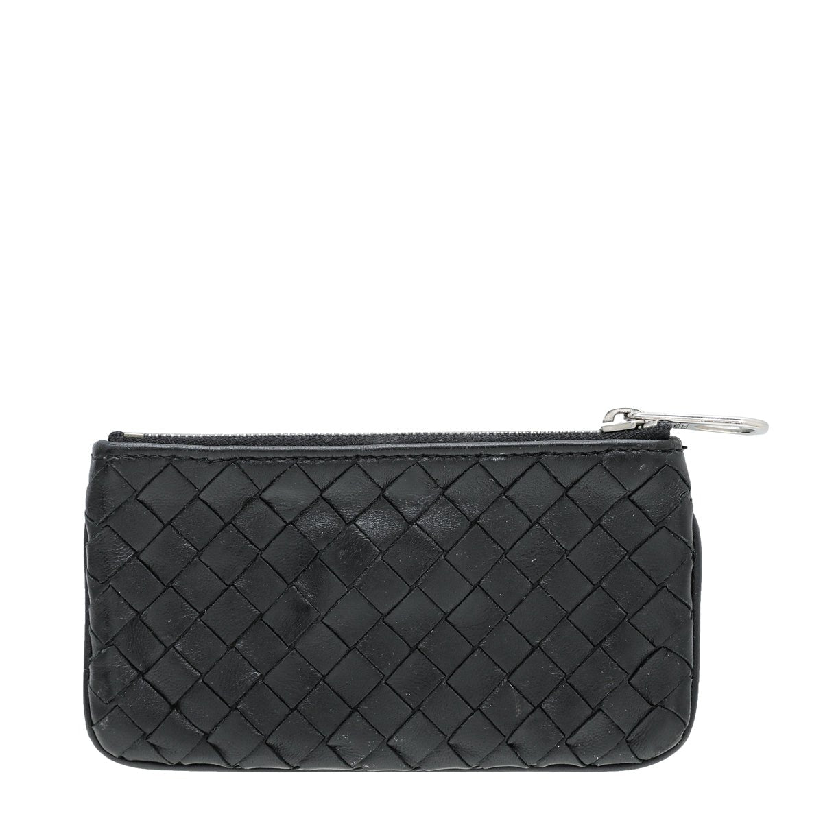 Bottega Veneta Black Intrecciato Pouch