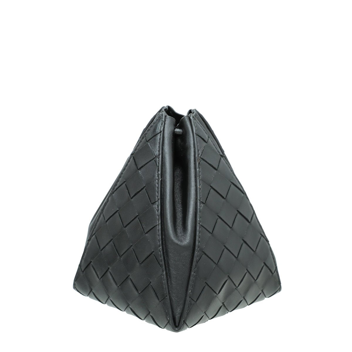 Bottega Veneta Black Intrecciato The Mini Knot Bucket Mini Bag