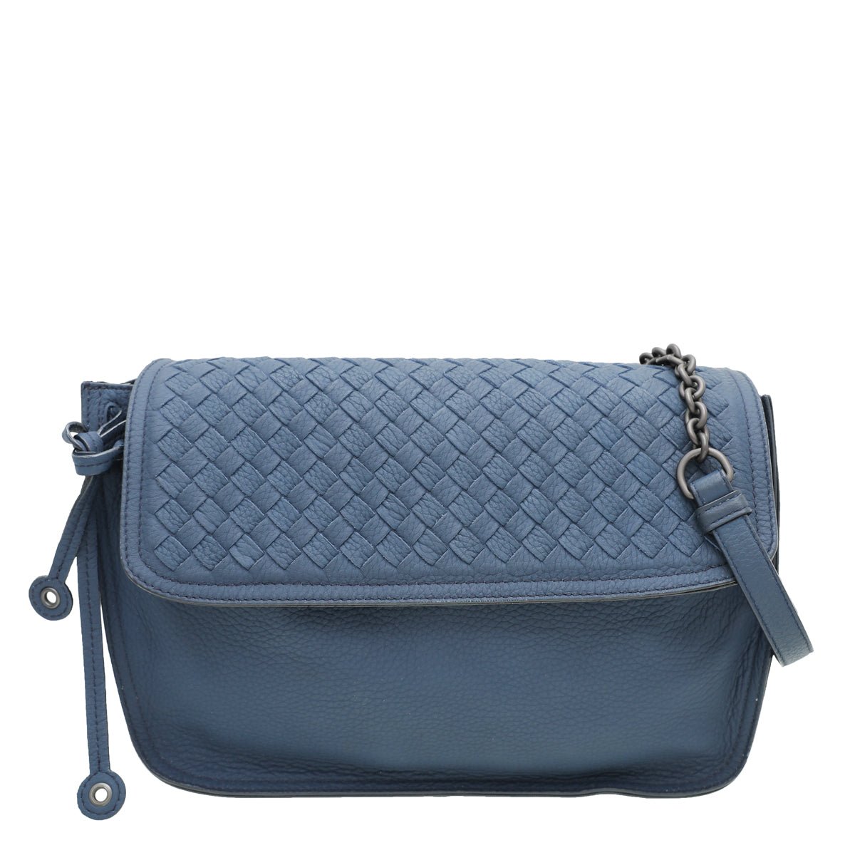 Bottega Veneta Blue Intrecciato Bag