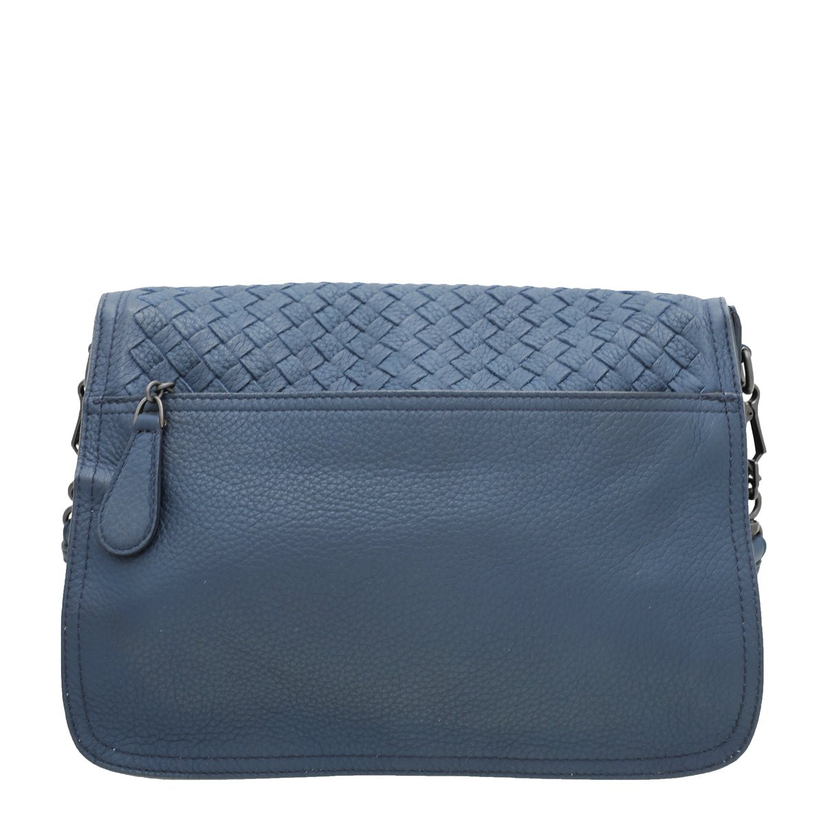 Bottega Veneta Blue Intrecciato Bag