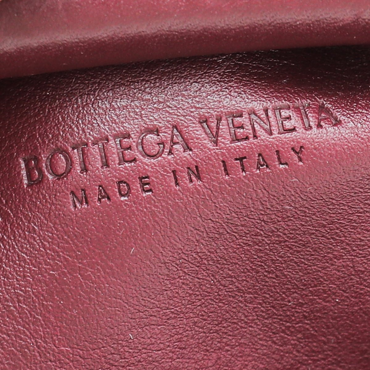 Bottega Veneta Bordeaux Mini Pouch