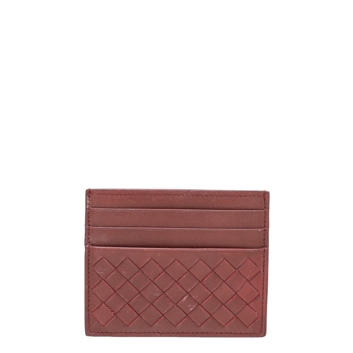 Bottega Veneta Brown Intrecciato Card Holder