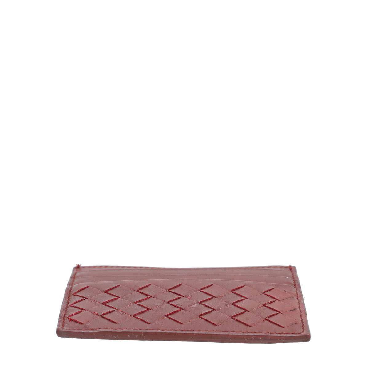 Bottega Veneta Brown Intrecciato Card Holder