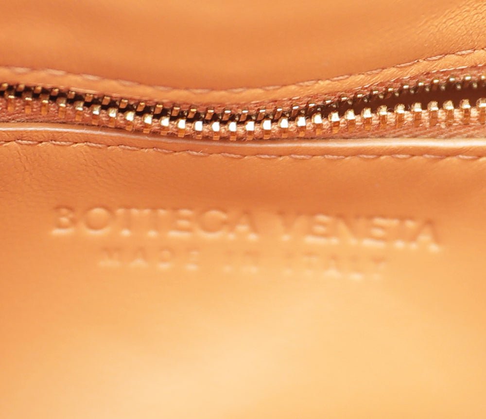 Bottega Veneta Caramel Cassette Flap Bag