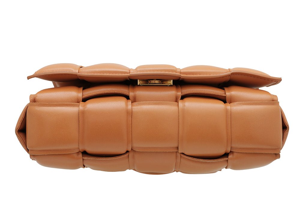 Bottega Veneta Caramel Cassette Flap Bag