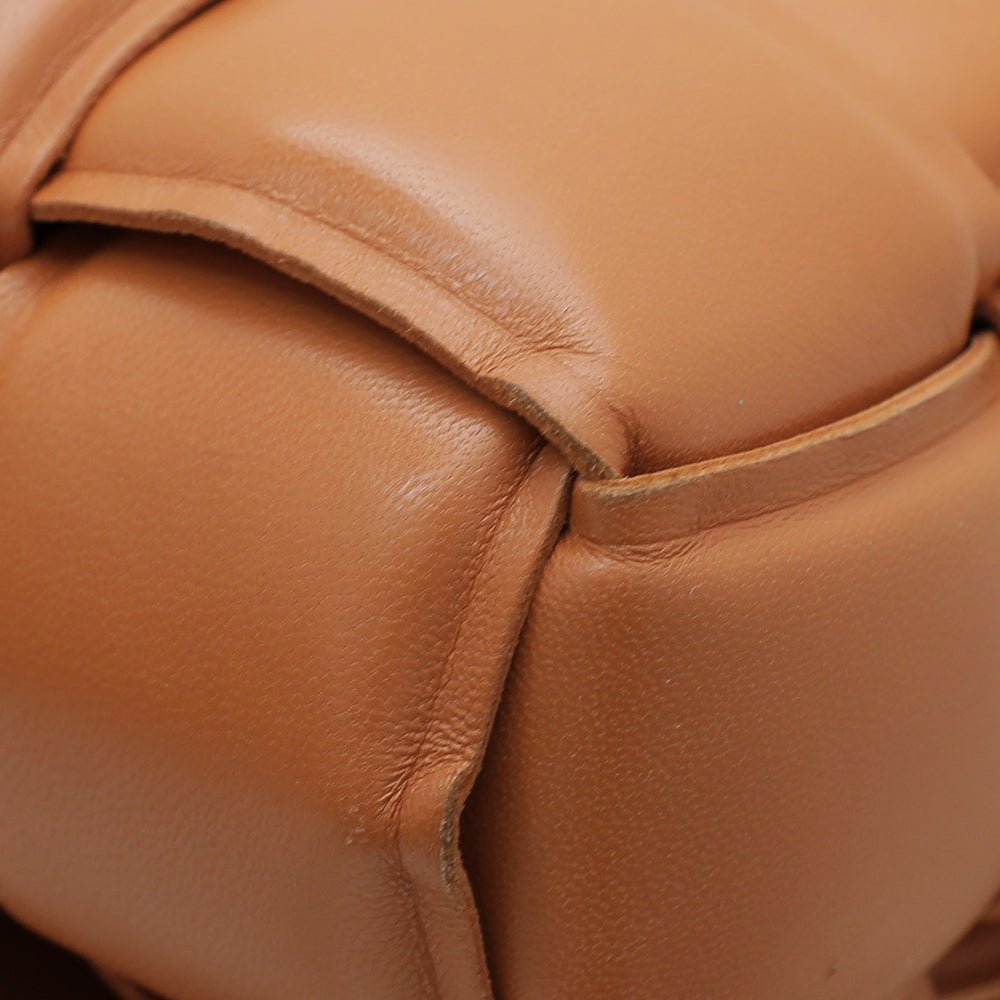 Bottega Veneta Caramel Cassette Flap Bag