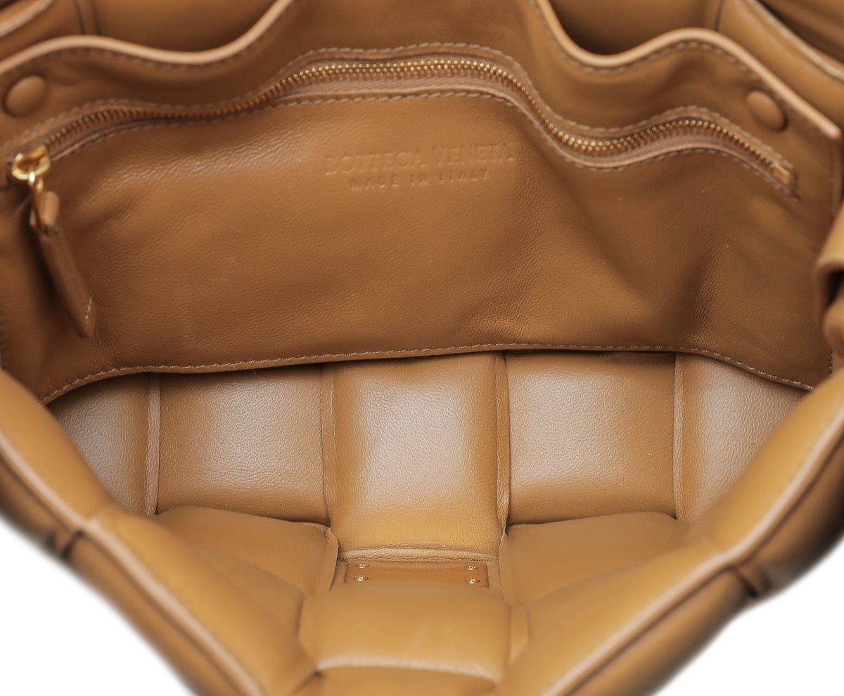 Bottega Veneta Caramel Padded Cassette Bag