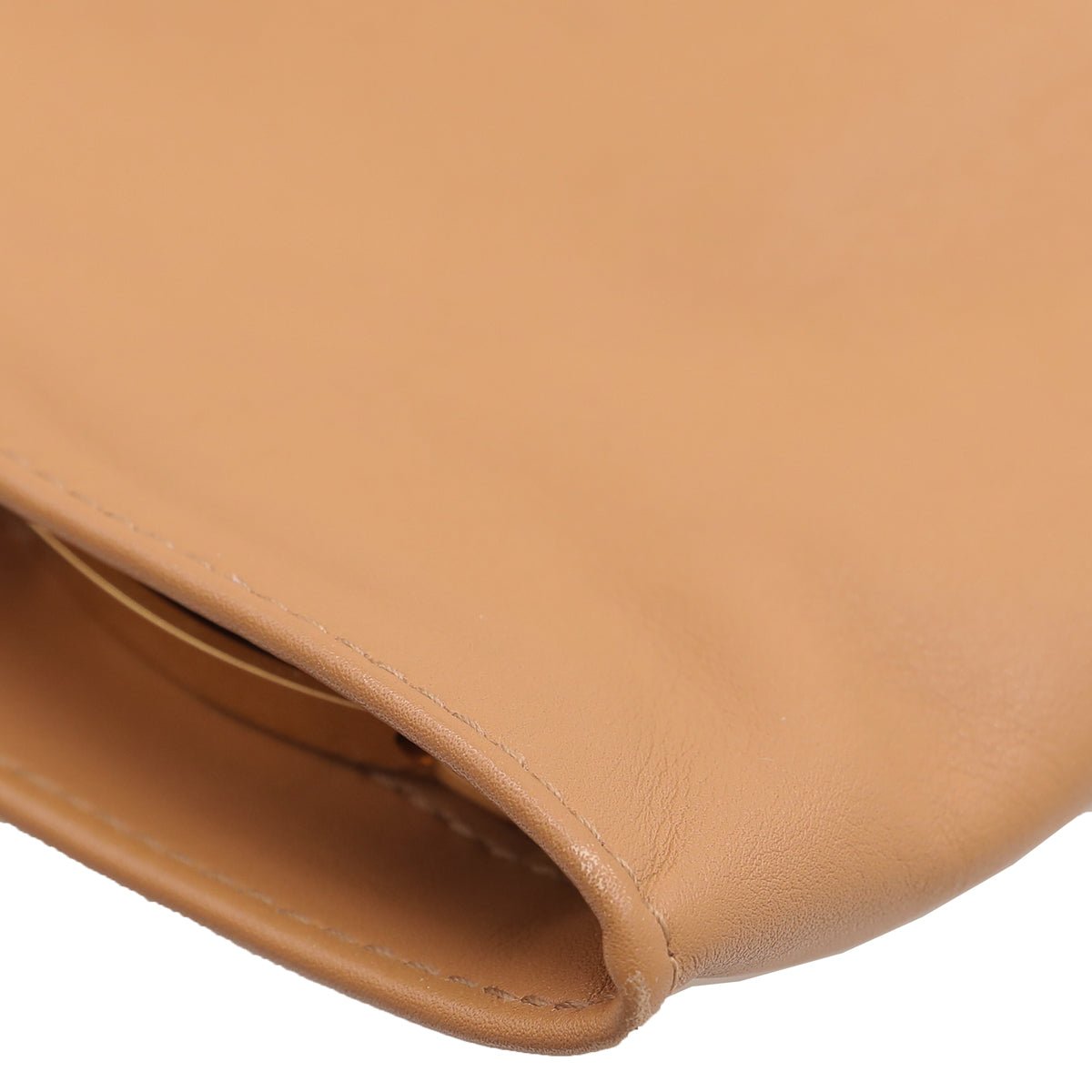 Bottega Veneta Caramel The Twist Knotted Clutch