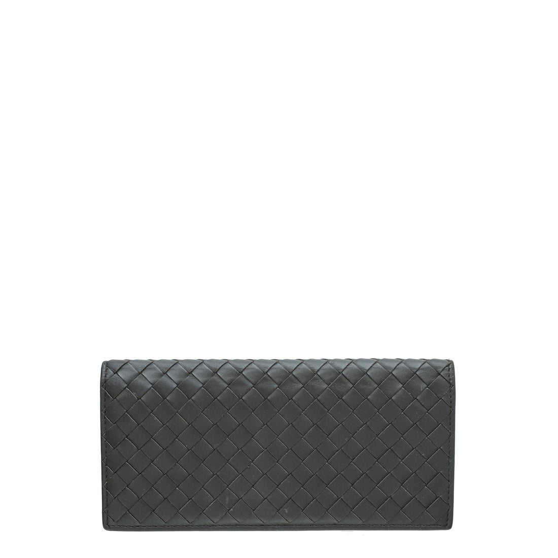 Bottega Veneta Chocolate Intrecciato Yen Wallet