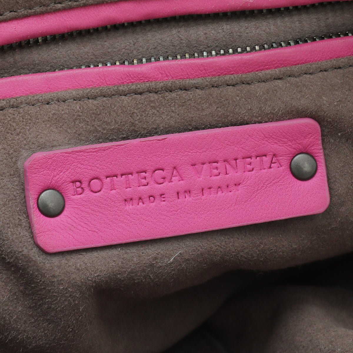 Bottega Veneta Fuchsia Intrecciato Crossbody Bag