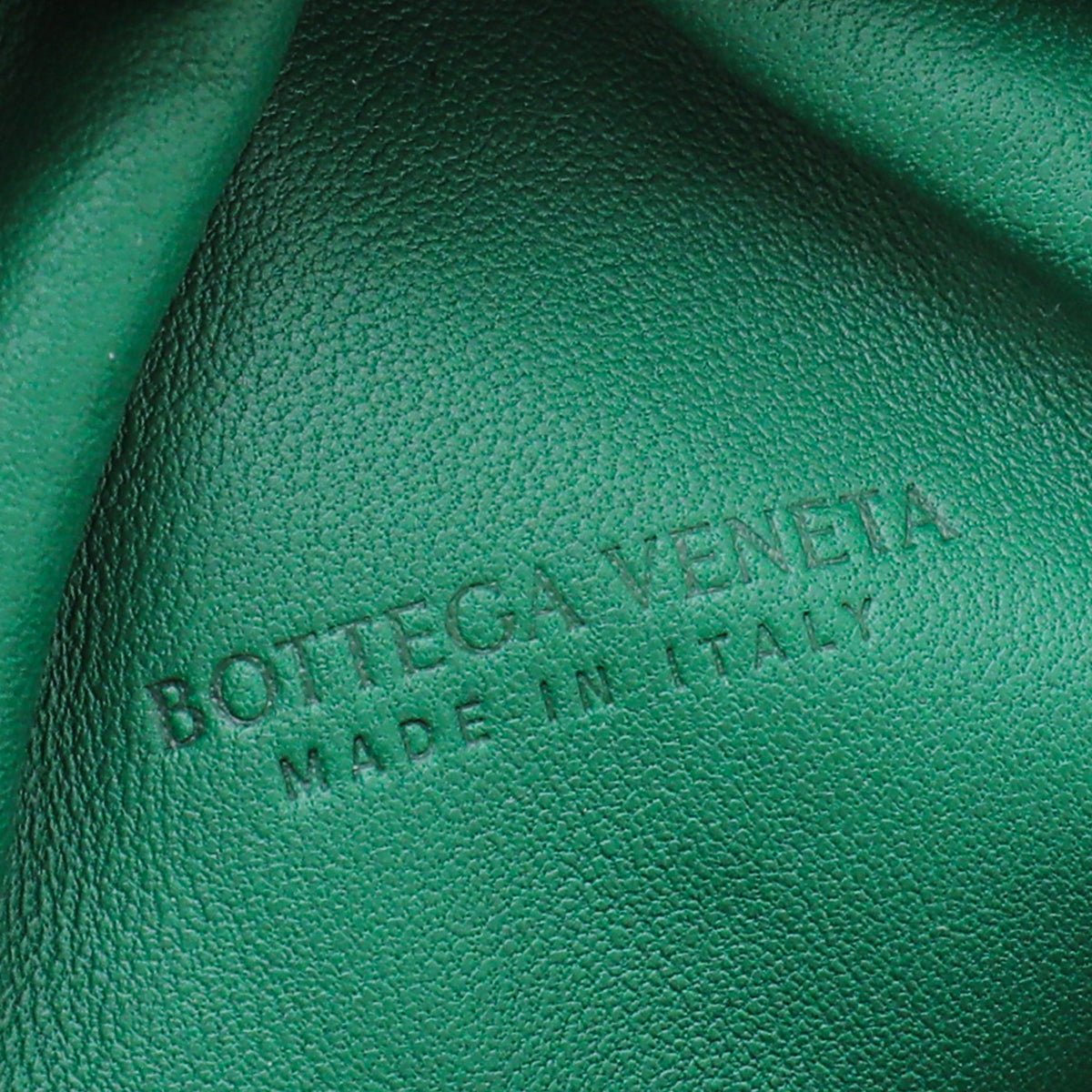 Bottega Veneta Green Python Mini Pouch