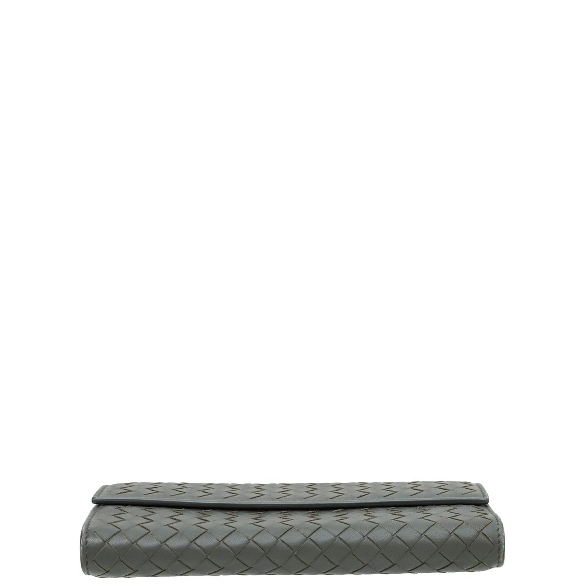 Bottega Veneta Grey Intrecciato Continental Wallet