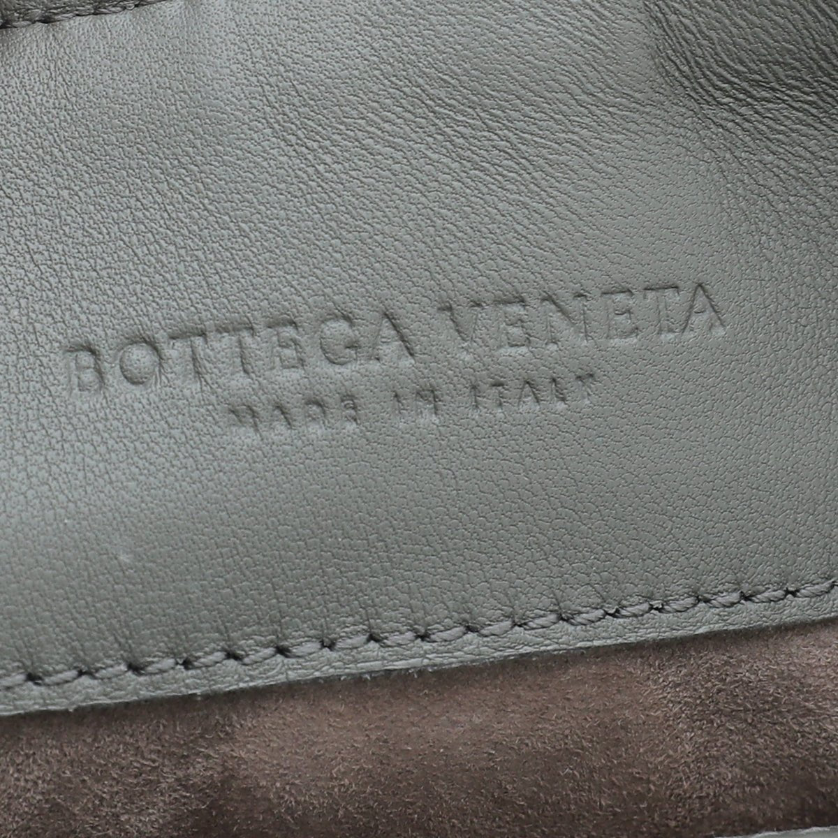 Bottega Veneta Grey Intrecciato Nappa Olimpia Chain Bag