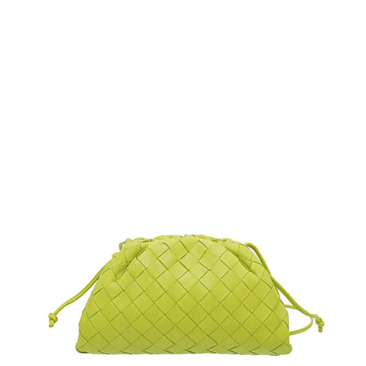 Bottega Veneta Kiwi Intrecciato Nappa Mini Pouch Bag