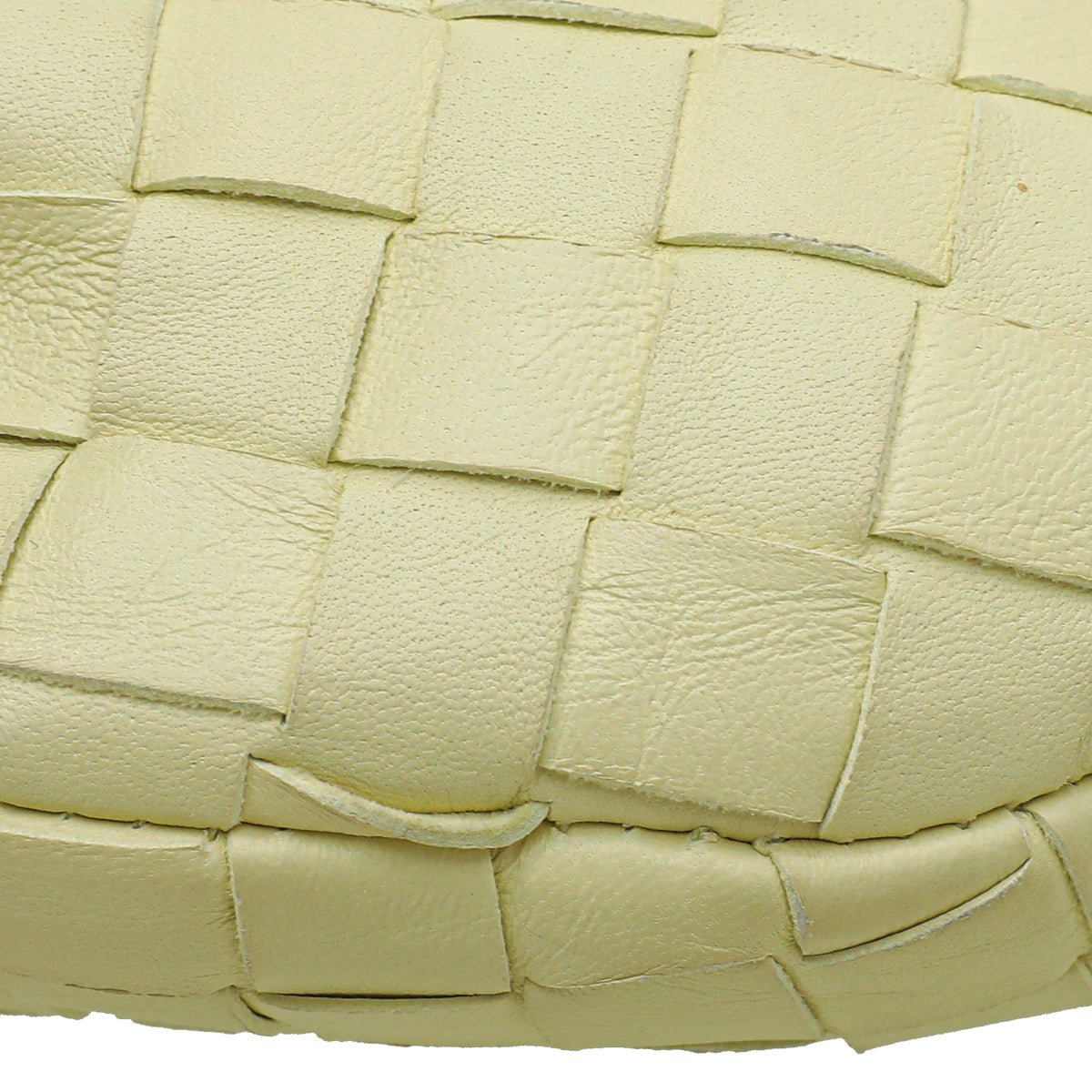 Bottega Veneta Light Yellow Intrecciato Mini Jodie Bag