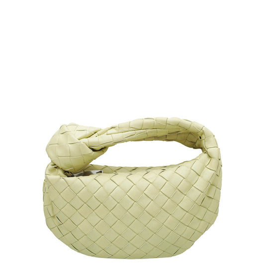 Bottega Veneta Light Yellow Intrecciato Mini Jodie Bag