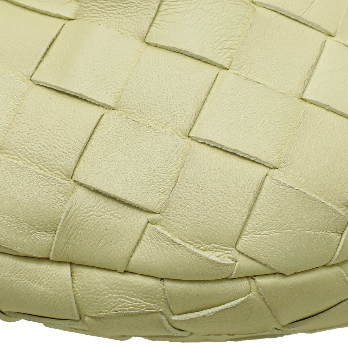 Bottega Veneta Light Yellow Intrecciato Mini Jodie Bag