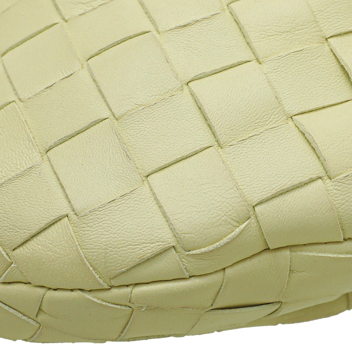 Bottega Veneta Light Yellow Intrecciato Mini Jodie Bag