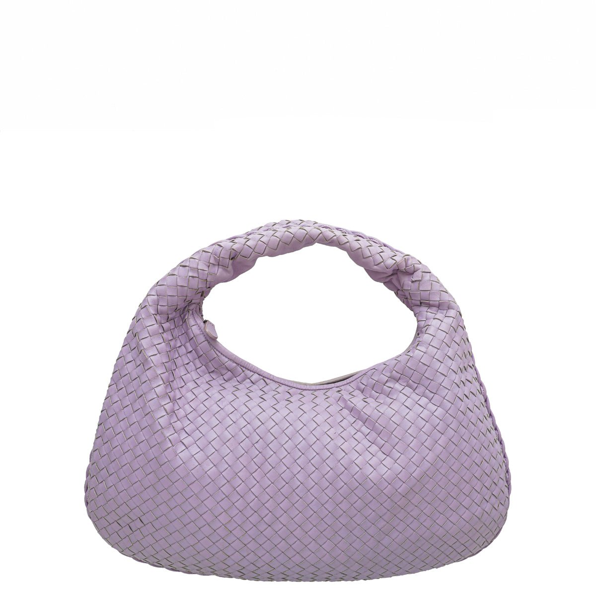 Bottega Veneta Lilac Intrecciato Hobo Bag