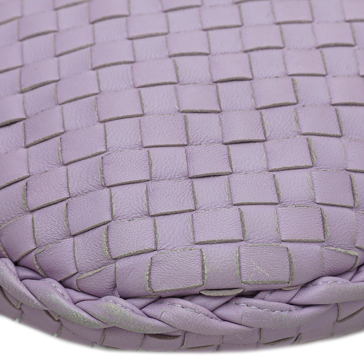 Bottega Veneta Lilac Intrecciato Hobo Bag