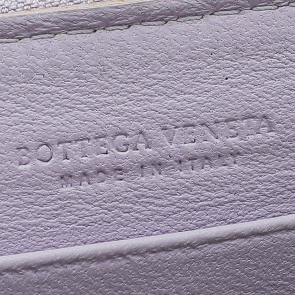 Bottega Veneta Lilac Intrecciato Zip Around Wallet