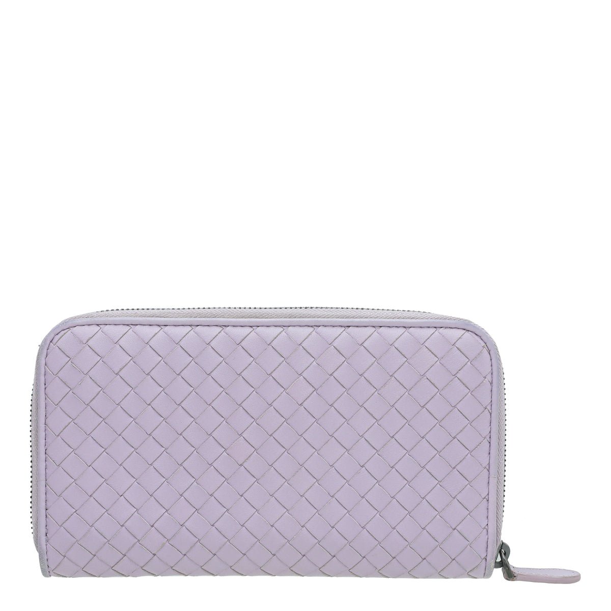 Bottega Veneta Lilac Intrecciato Zip Around Wallet