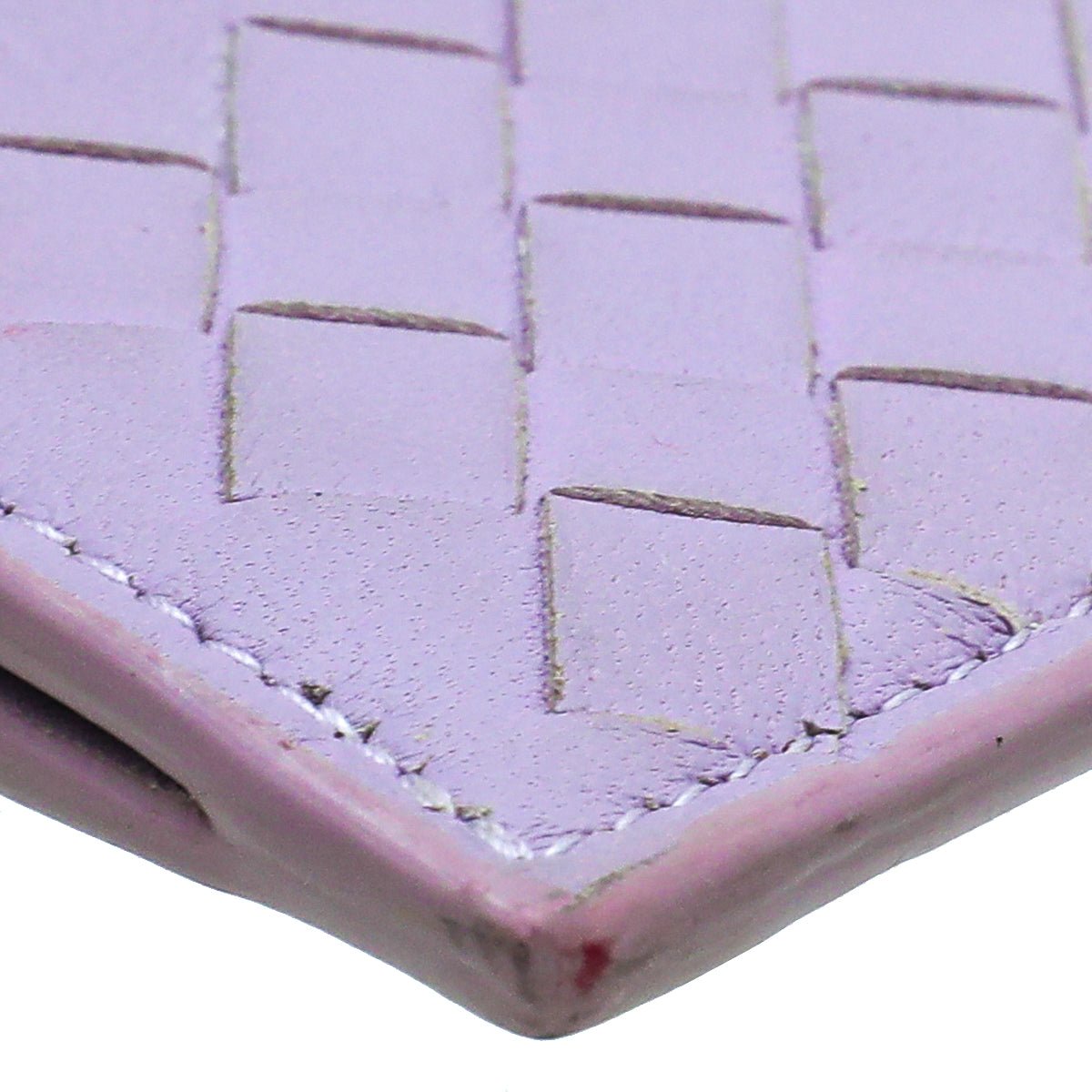 Bottega Veneta Lilac Intrecciato Zipped Card Case