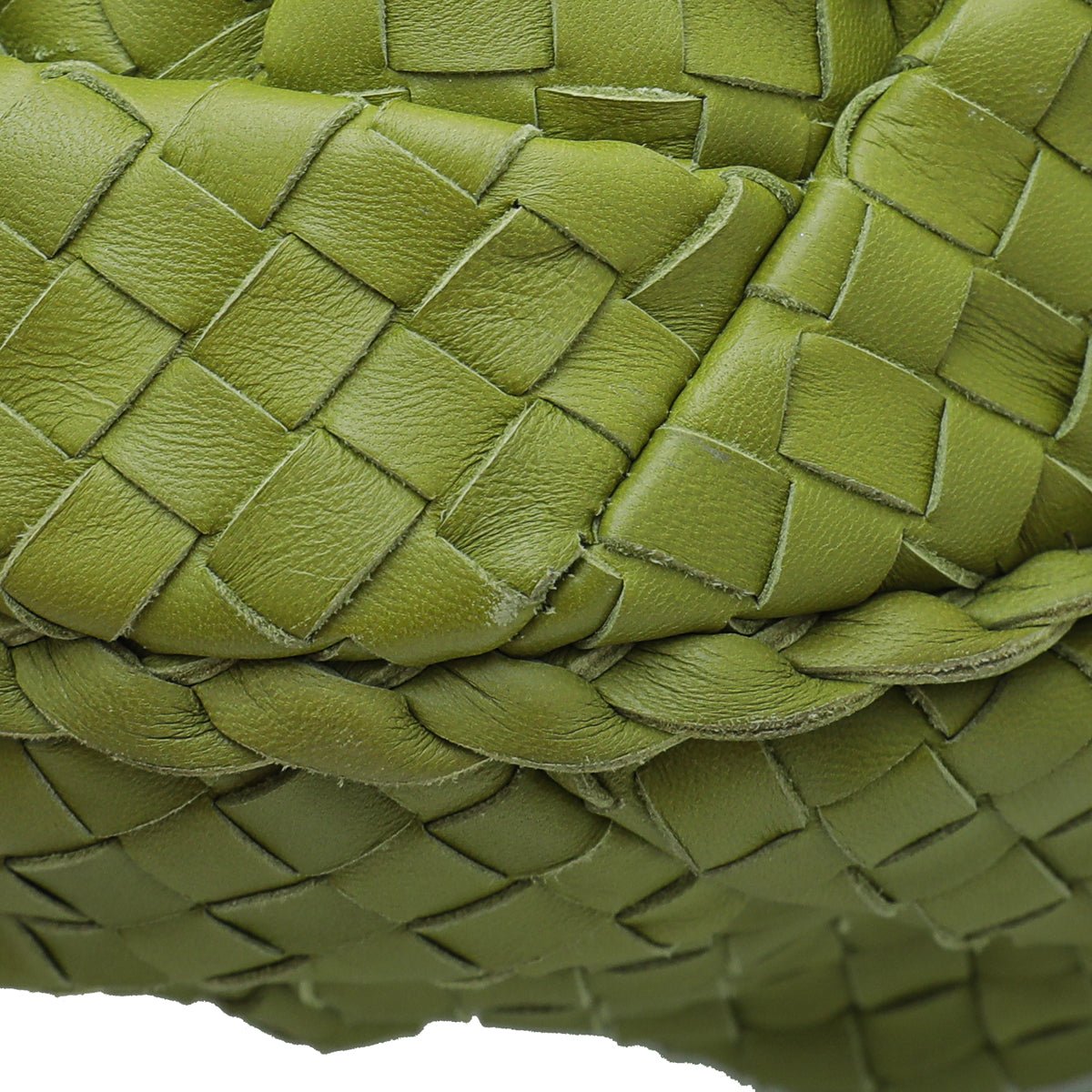 Bottega Veneta Lime Green Nappa Hobo Bag