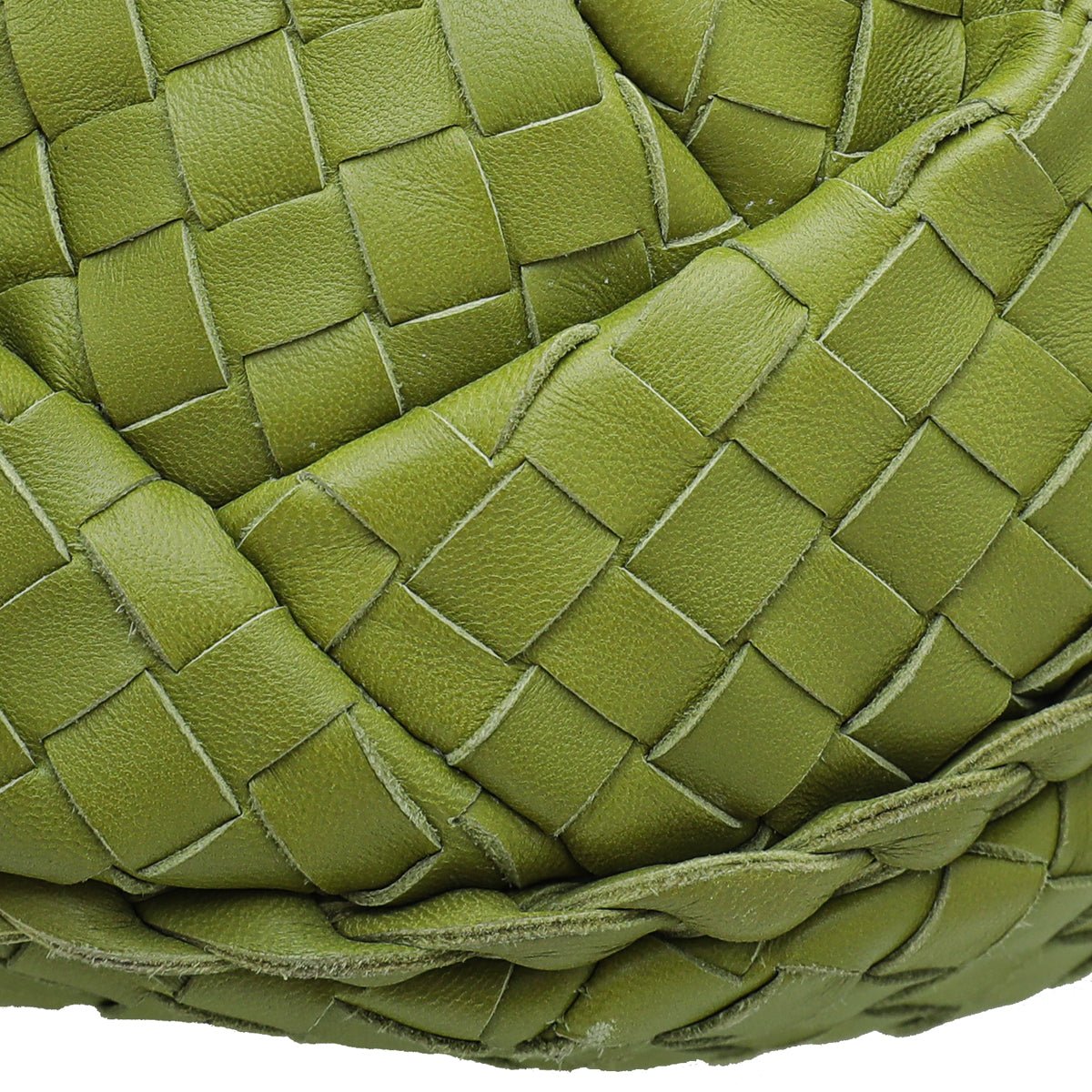 Bottega Veneta Lime Green Nappa Hobo Bag