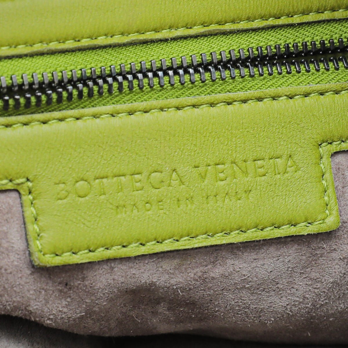 Bottega Veneta Lime Green Nappa Hobo Bag