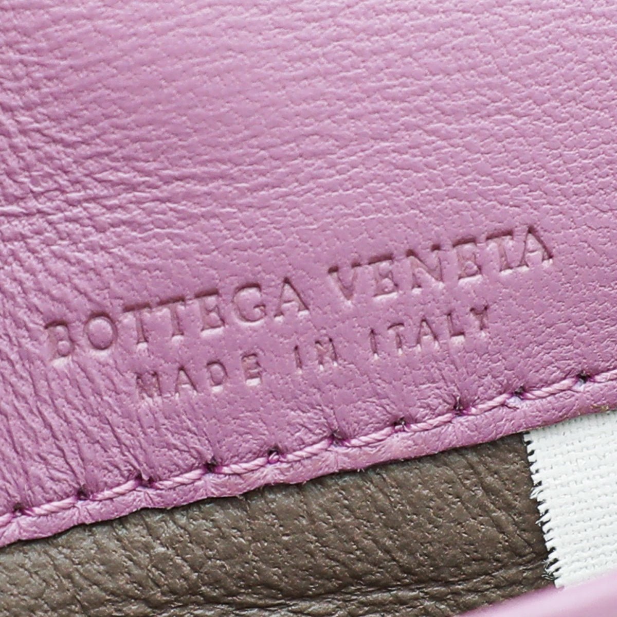 Bottega Veneta Mauve Intrecciato Flap Card Wallet