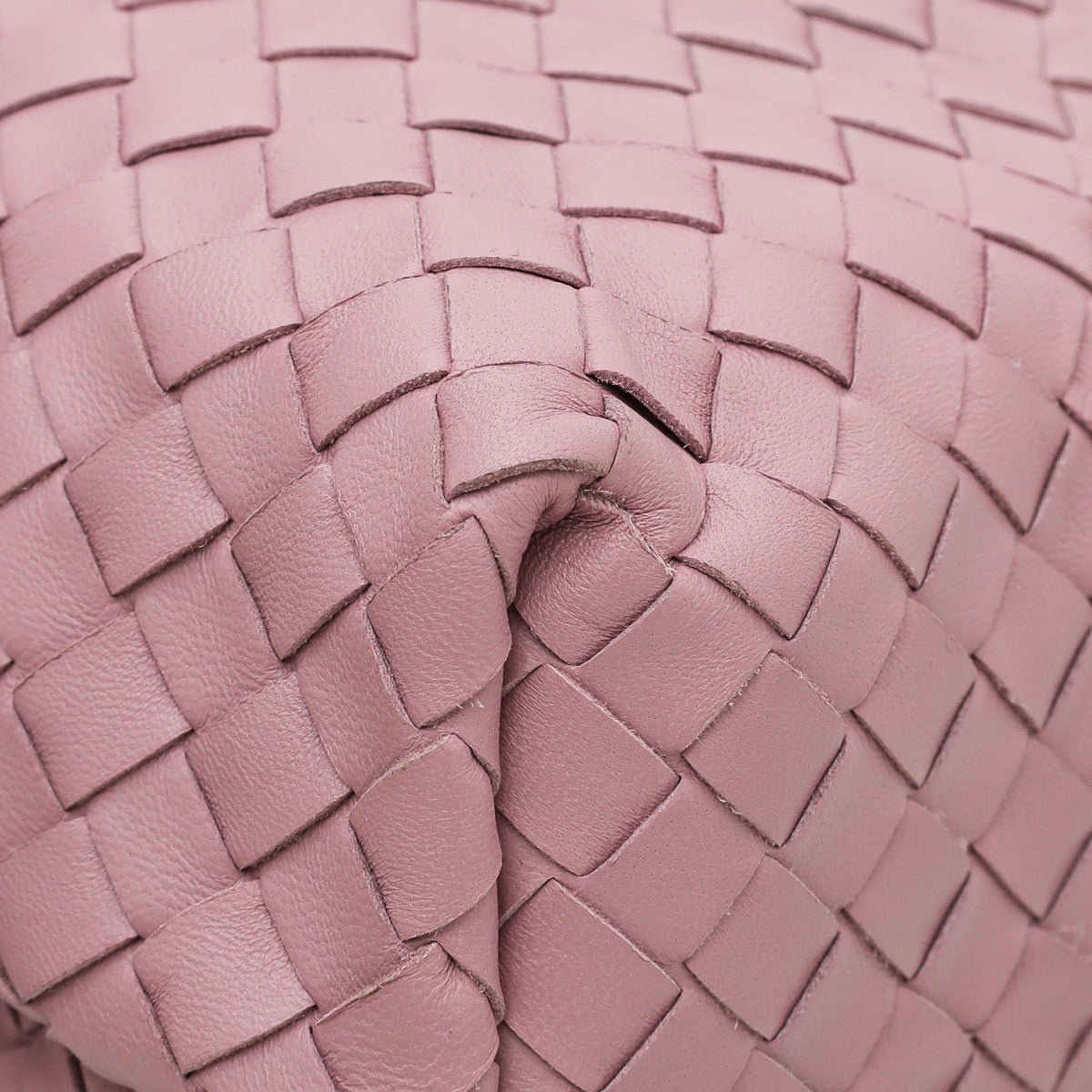 Bottega Veneta Mauve Intrecciato Nappa Olimpia Flap Bag