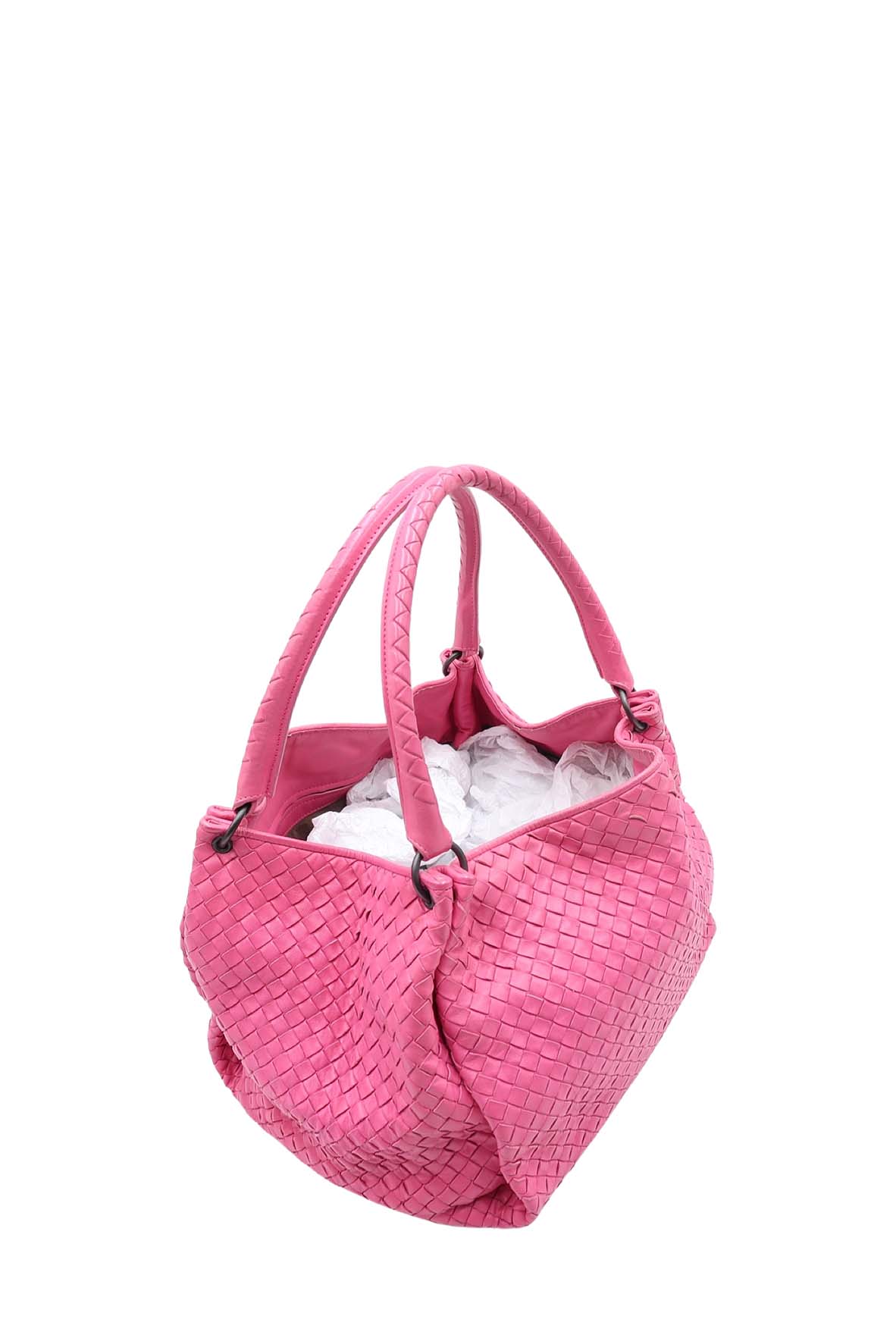 Medium Intrecciato Parachute Tote Pink