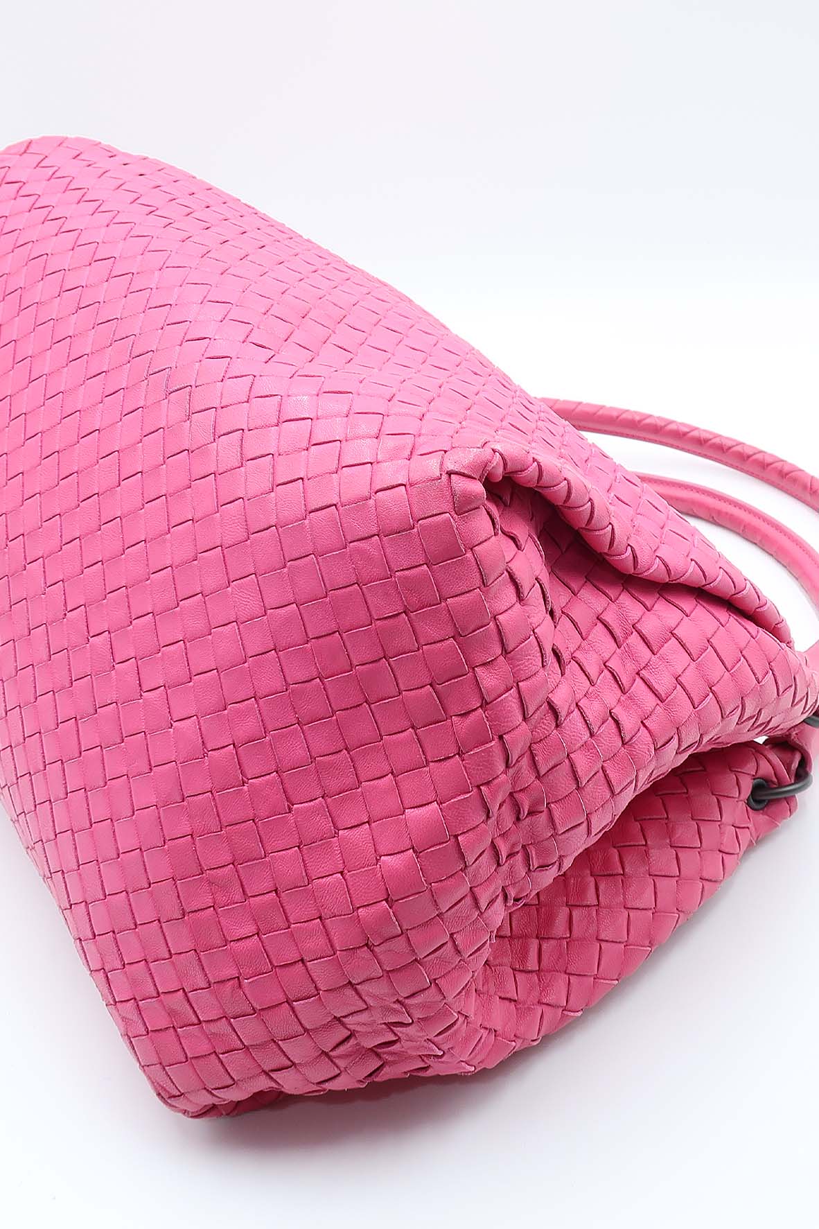 Medium Intrecciato Parachute Tote Pink