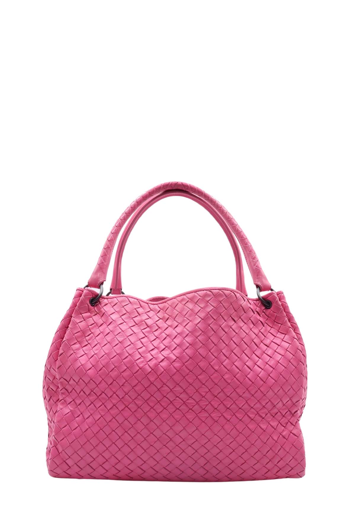 Medium Intrecciato Parachute Tote Pink