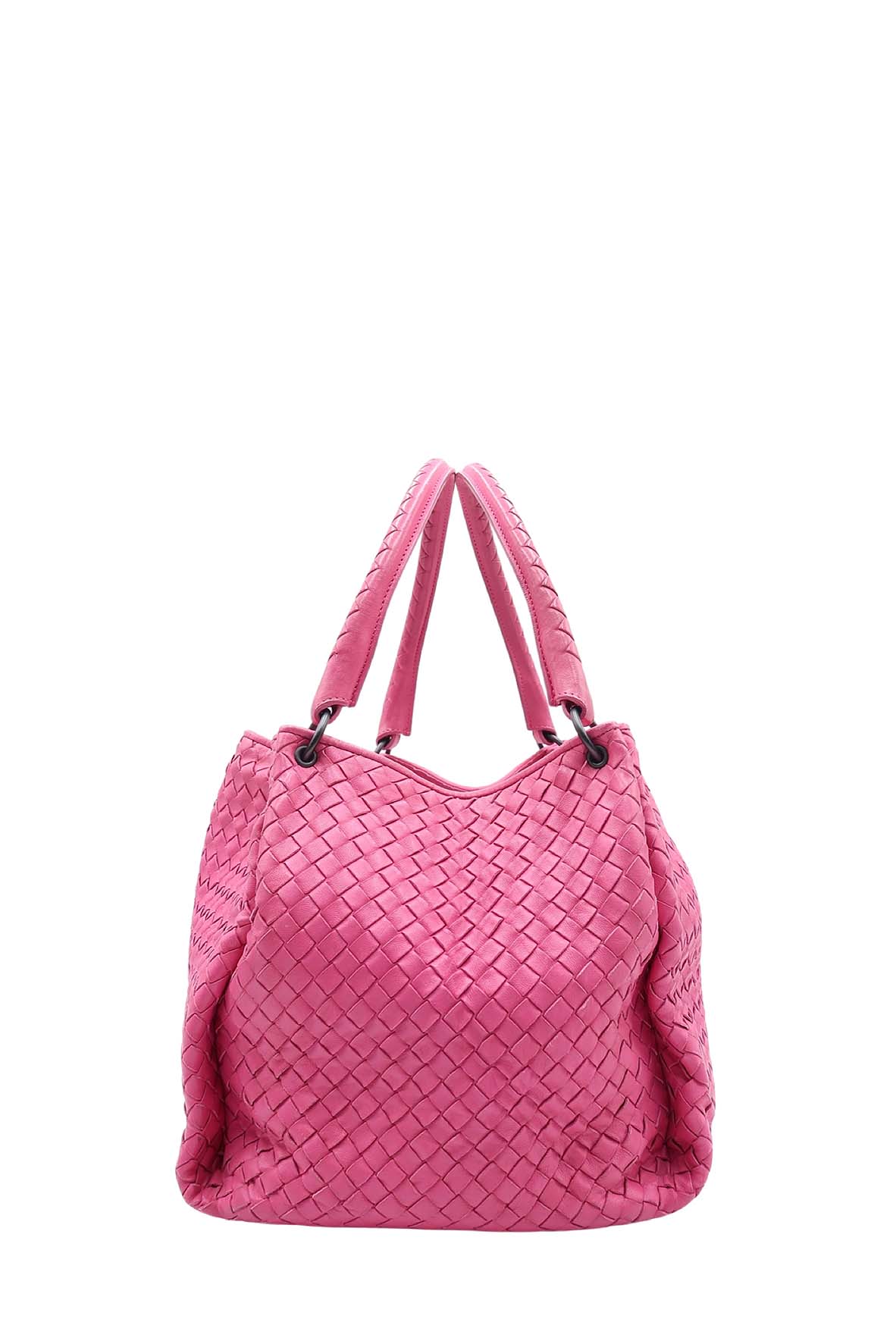 Medium Intrecciato Parachute Tote Pink