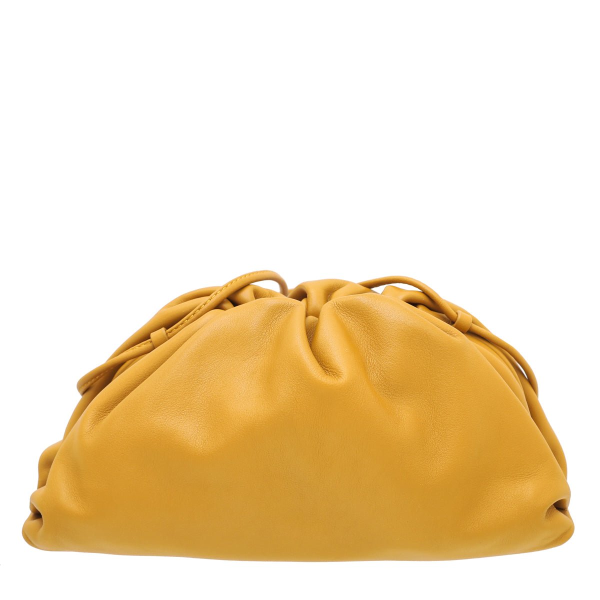 Bottega Veneta Mustard Mini Pouch