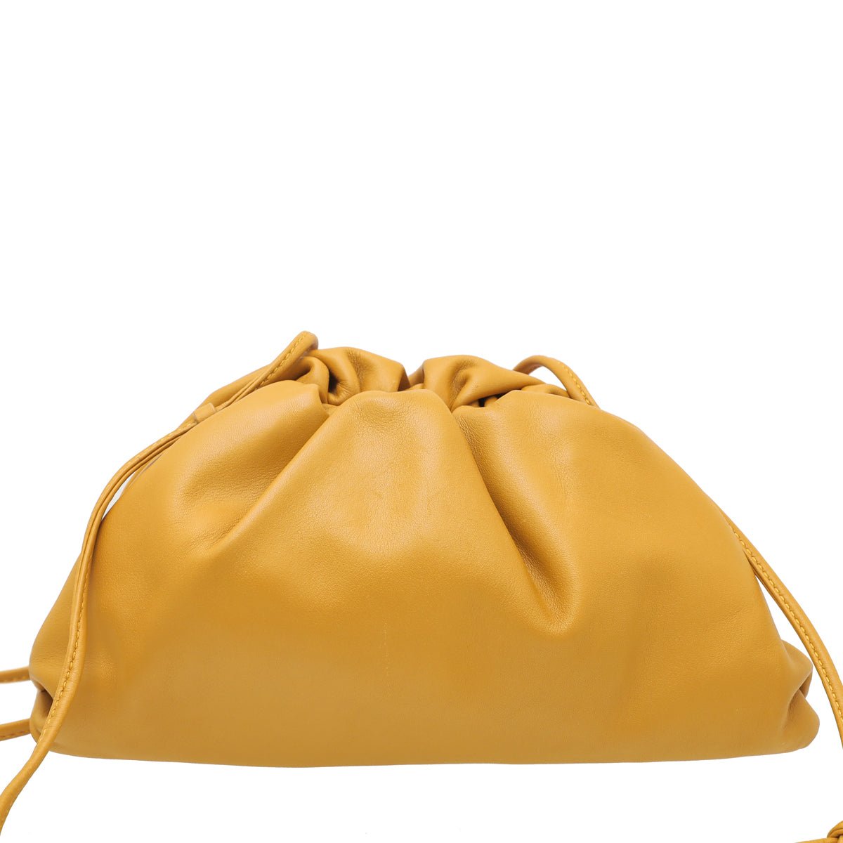 Bottega Veneta Mustard Mini Pouch