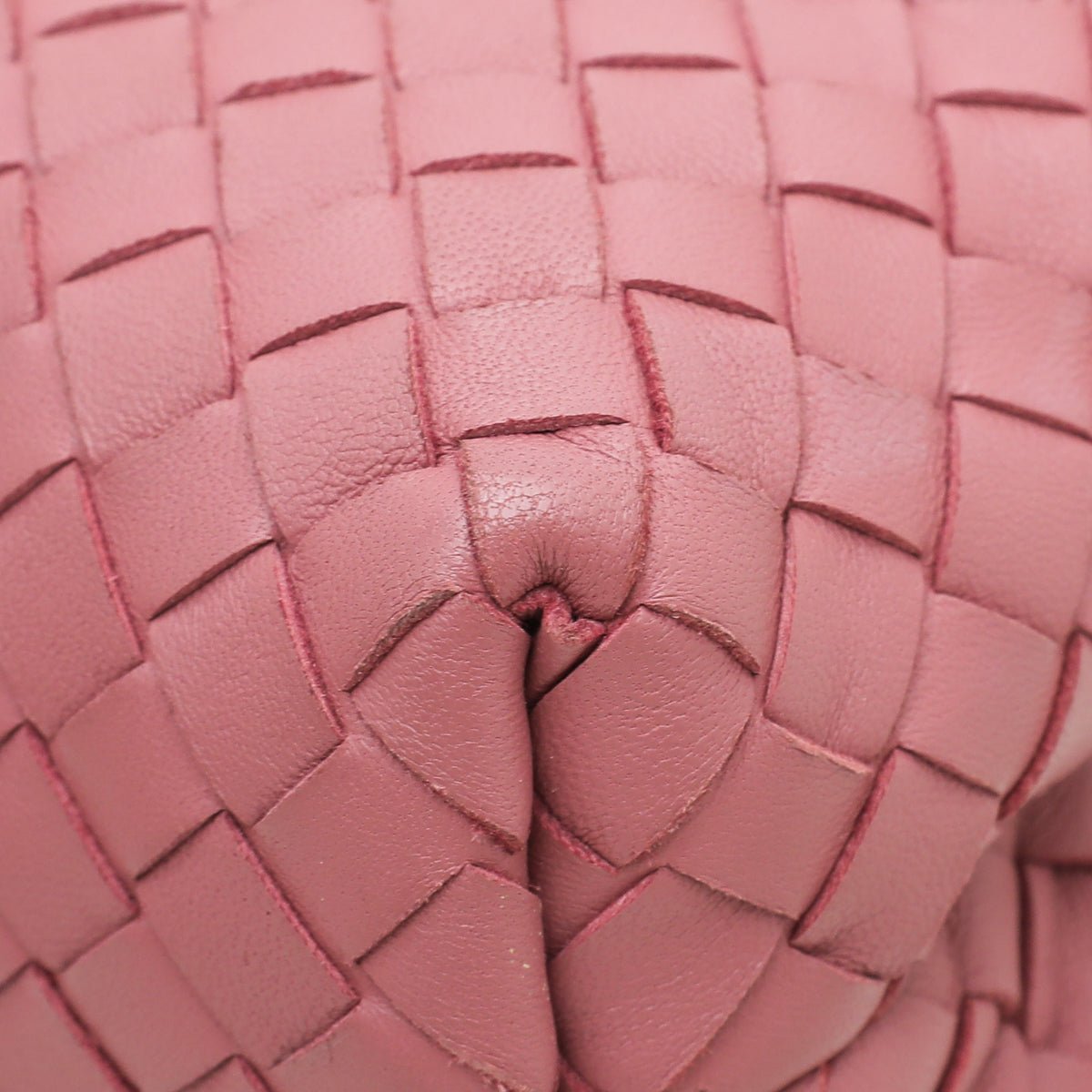 Bottega Veneta Old Rose Intrecciato Small Bag