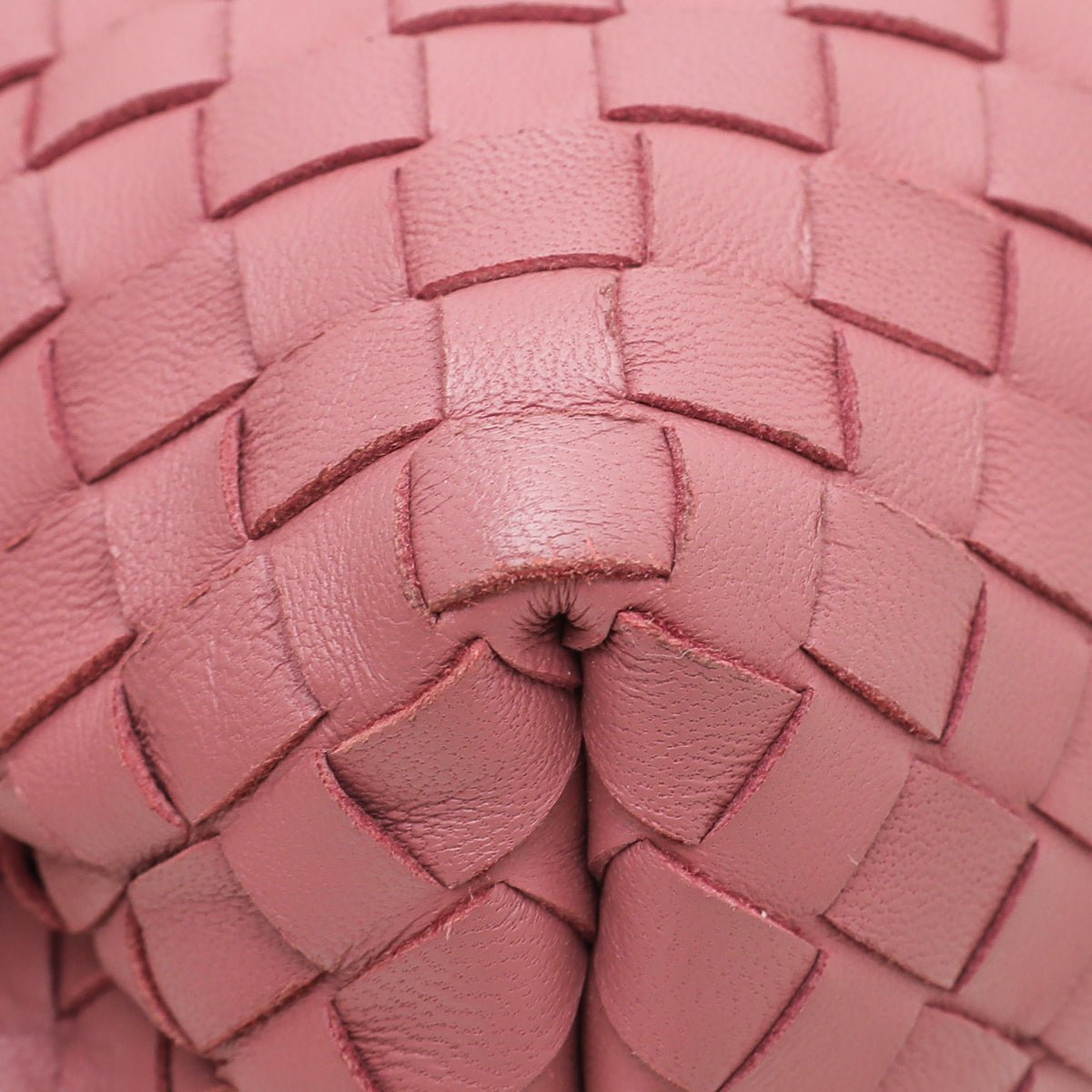 Bottega Veneta Old Rose Intrecciato Small Bag