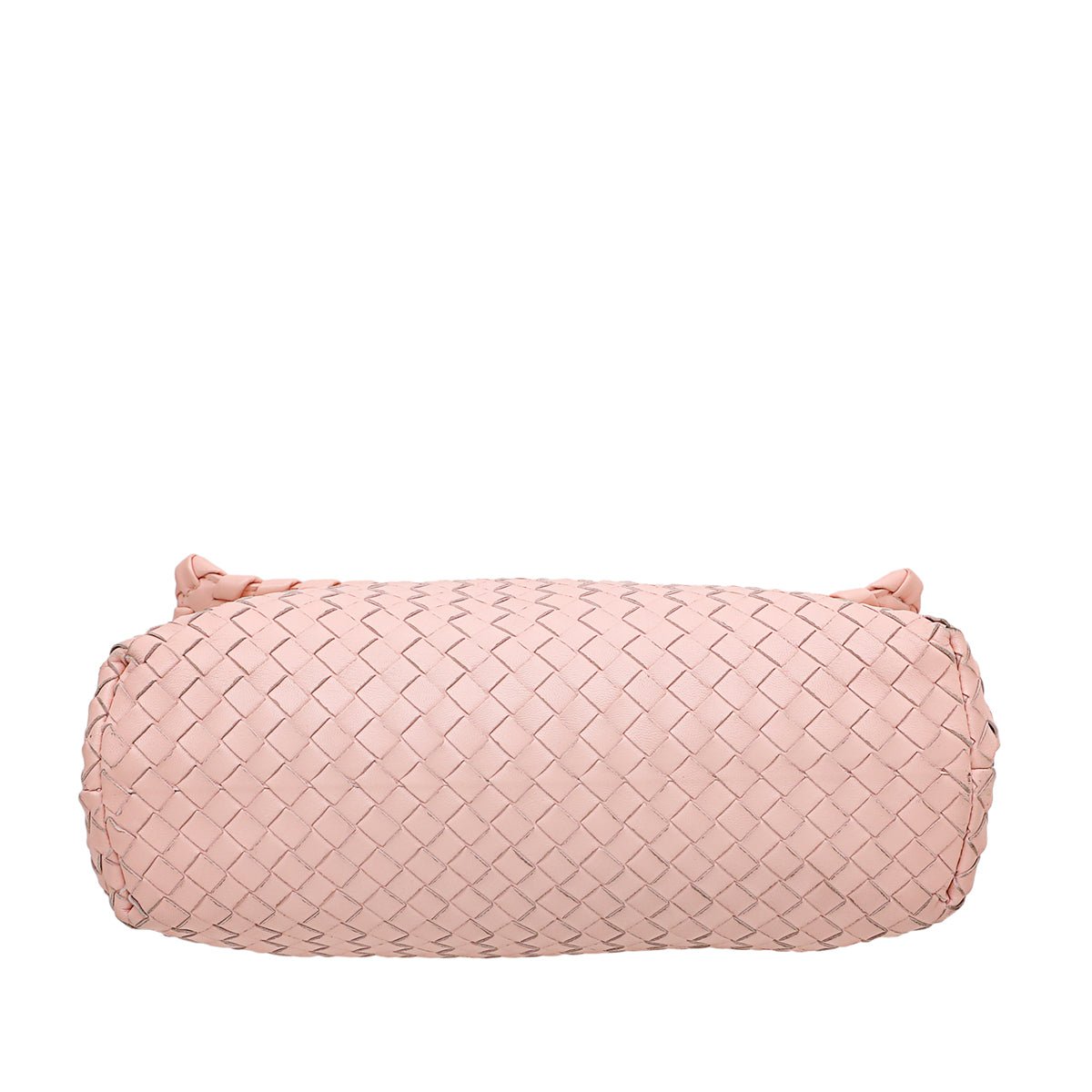 Bottega Veneta Peach Intrecciato Nappa Olimpia Shoulder Bag