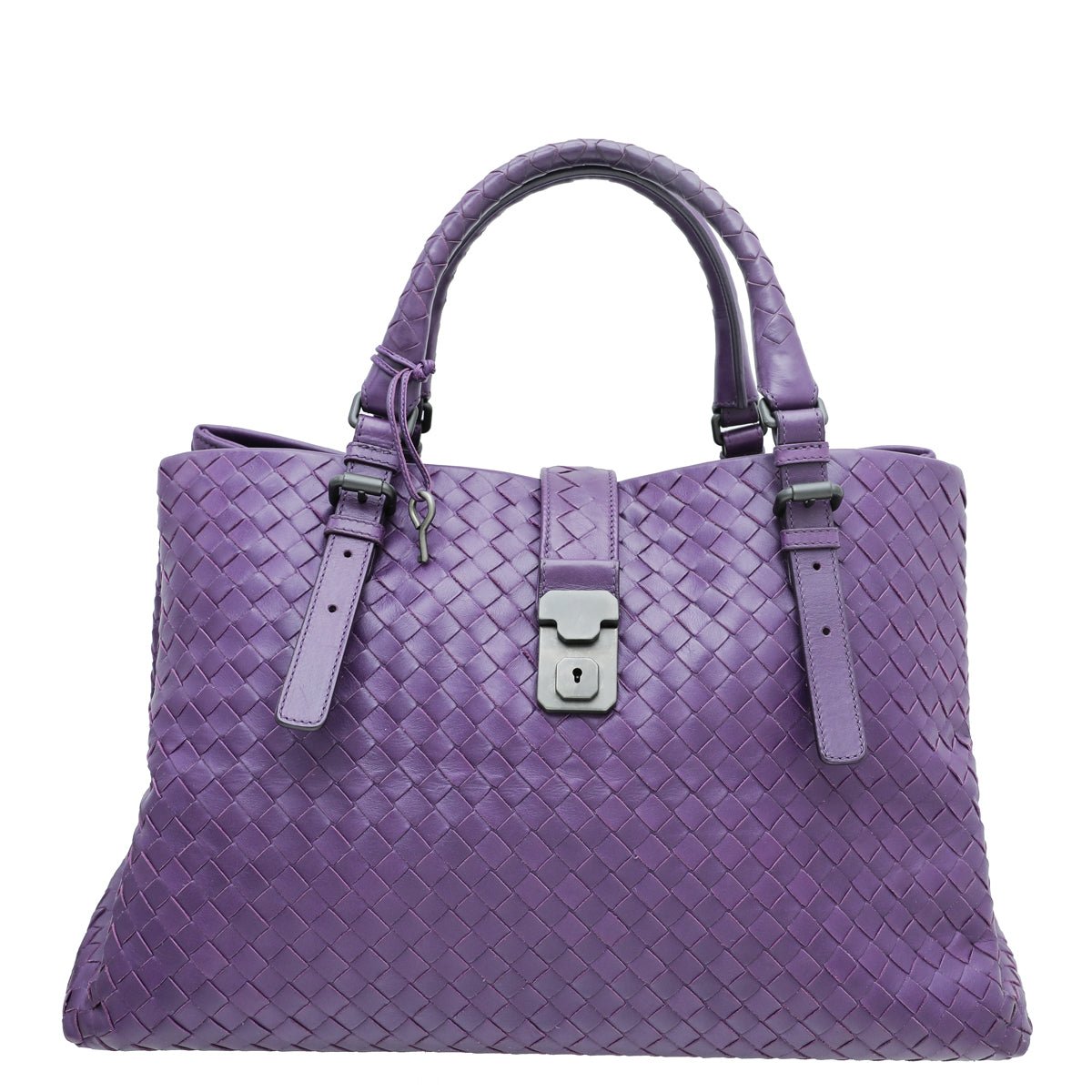 Bottega Veneta Purple Intrecciato Bag