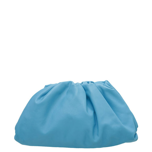 Bottega Veneta Turquoise Nappa Clutch