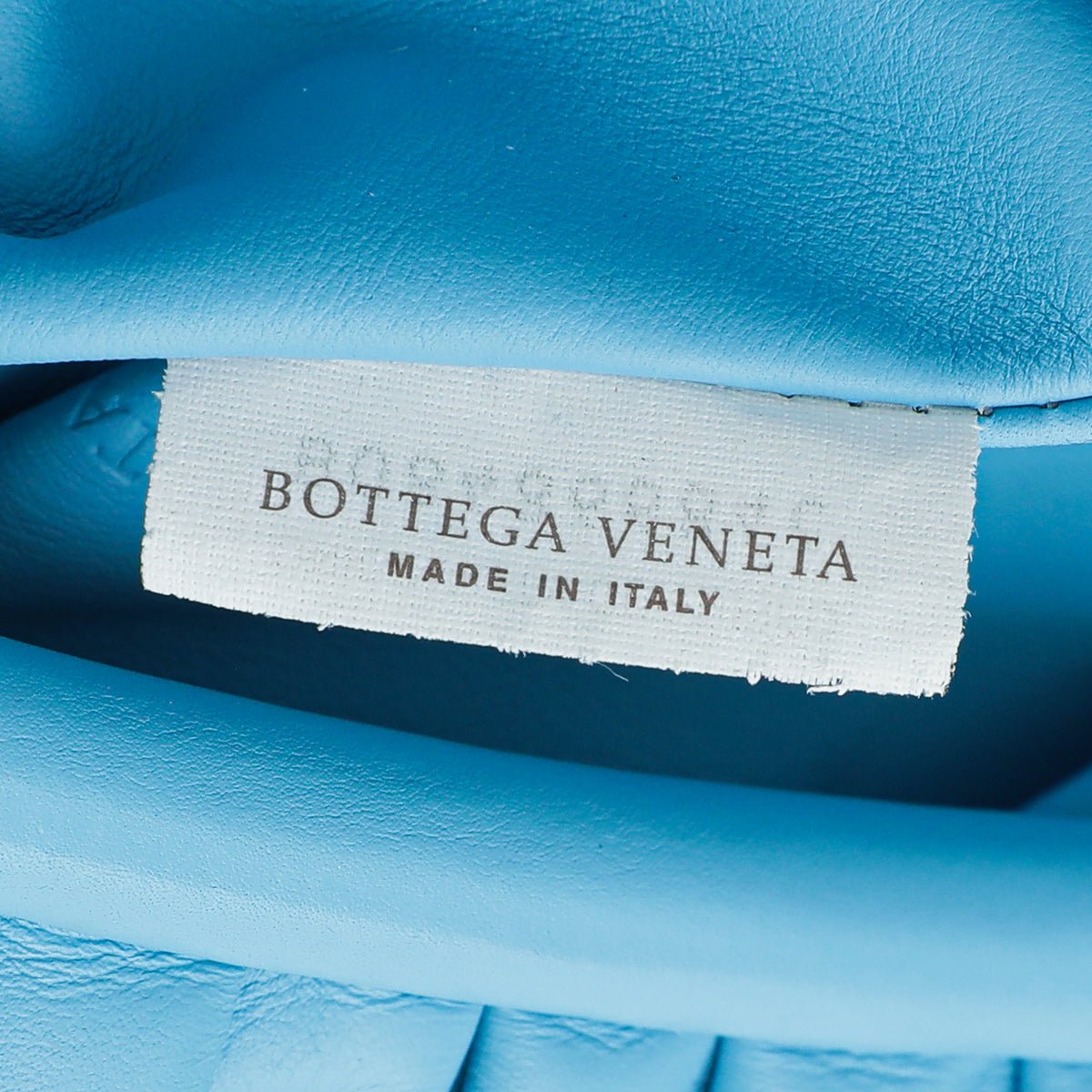 Bottega Veneta Turquoise Nappa Clutch