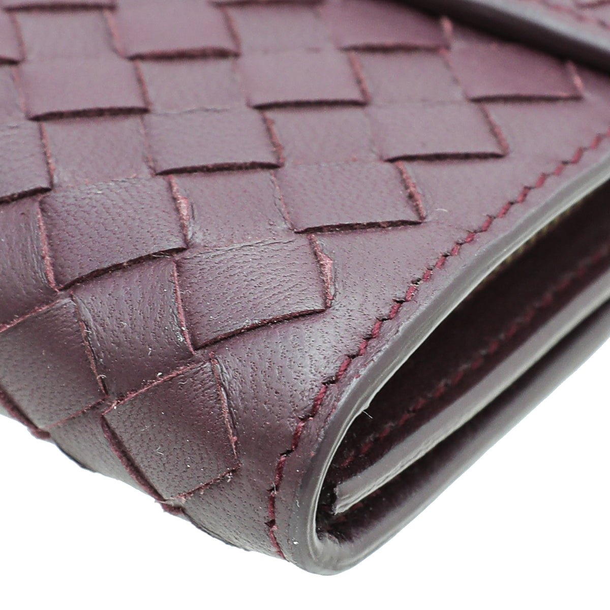 Bottega Veneta Violet Intrecciato Nappa Flap Continental Wallet